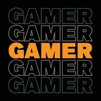 Gaming-T-Shirt-Design vektor