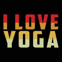 Yoga-T-Shirt-Design vektor