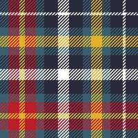 schwarze, blaue und graue Tartan-Plaidmuster-Hintergrundvektorillustration vektor