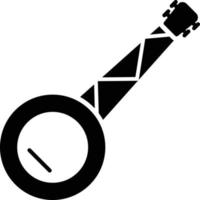 Banjo-Glyphe-Symbol vektor