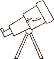 teleskop kolritning vektor
