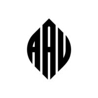 aau-Kreis-Buchstaben-Logo-Design mit Kreis- und Ellipsenform. aau ellipsenbuchstaben mit typografischem stil. Die drei Initialen bilden ein Kreislogo. aau-Kreis-Emblem abstrakter Monogramm-Buchstaben-Markierungsvektor. vektor