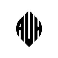 avx-Kreisbuchstaben-Logo-Design mit Kreis- und Ellipsenform. avx Ellipsenbuchstaben mit typografischem Stil. Die drei Initialen bilden ein Kreislogo. avx-Kreis-Emblem abstrakter Monogramm-Buchstaben-Markenvektor. vektor