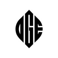 dgf-Kreisbuchstaben-Logo-Design mit Kreis- und Ellipsenform. dgf-ellipsenbuchstaben mit typografischem stil. Die drei Initialen bilden ein Kreislogo. dgf-Kreis-Emblem abstrakter Monogramm-Buchstaben-Markierungsvektor. vektor