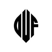 dvf-Kreisbuchstaben-Logo-Design mit Kreis- und Ellipsenform. dvf-Ellipsenbuchstaben mit typografischem Stil. Die drei Initialen bilden ein Kreislogo. dvf-Kreis-Emblem abstrakter Monogramm-Buchstaben-Markierungsvektor. vektor