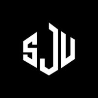 sju bokstavs logotyp design med polygonform. sju polygon och kubformad logotypdesign. sju hexagon vektor logotyp mall vita och svarta färger. sju monogram, företags- och fastighetslogotyp.