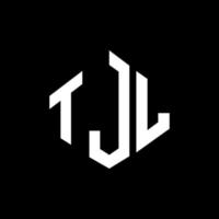 tjl-Buchstaben-Logo-Design mit Polygonform. tjl-polygon- und würfelform-logo-design. tjl Hexagon-Vektor-Logo-Vorlage in weißen und schwarzen Farben. tjl-monogramm, geschäfts- und immobilienlogo. vektor