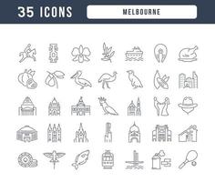 satz linearer symbole von melbourne vektor