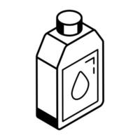 Hand waschen, Flüssigseifenspender-Symbol im Liniendesign.