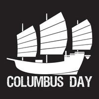 Columbus-T-Shirt-Design vektor
