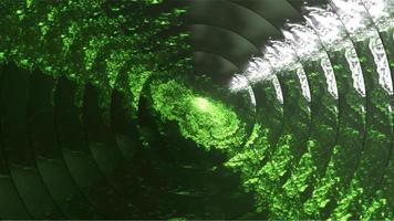 grüner Hintergrund mit rundem Rahmen. hellgrüne Flamme. Vektor-Illustration. vektor