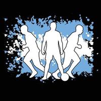 fotboll t-shirt design vektor