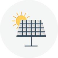 Geno-Symbol für Solarpanel vektor