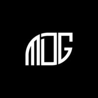 mdg brev logotyp design på svart bakgrund. mdg kreativa initialer brev logotyp koncept. mdg brev design. vektor