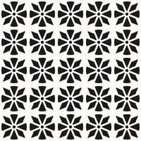 Vektor geometrische nahtlose monochrome Muster
