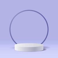 pastell lila abstrakt 3d för produkter visa upp bakgrund vektor