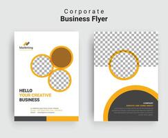 Business Flyer Vorlage vektor