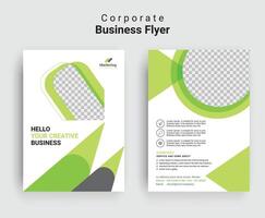 Business Flyer Vorlage vektor