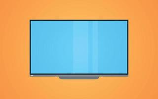 TV och widescreen platt vektorillustration. vektor