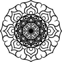 Mandala-Print-Hintergrund vektor