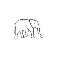 Elefant-Icon-Vektor vektor