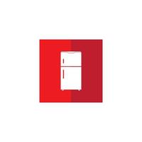 Kühlschrank-Symbol Vektor-Illustration-Design-Vorlage vektor