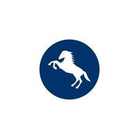 Pferd-Logo-Vektor-Illustration-Template-Design vektor