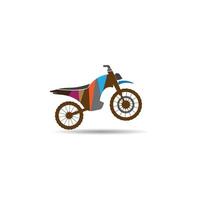 motorcykel ikon vektor illustration malldesign.