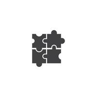 Puzzle-Symbol-Vektor-Illustration-Design-Vorlage vektor