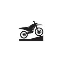 Motorrad-Symbol-Vektor-Illustration-Template-Design. vektor