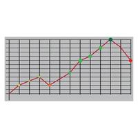 statistik ikon vektor illustration formgivningsmall