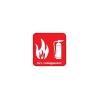 Feuerlöschersymbol vektor