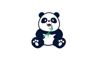 panda maskot design vektor