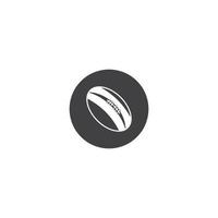 Rugby-Symbol-Vektor-Illustration-Design-Vorlage vektor