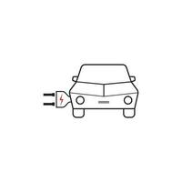 elektroauto symbol vektor illustration vorlage design.