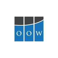 Oow-Brief-Design.Oow-Brief-Logo-Design auf weißem Hintergrund. ow kreative Initialen schreiben Logo-Konzept. Oow-Brief-Design.Oow-Brief-Logo-Design auf weißem Hintergrund. Ö vektor