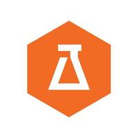 Hexagon-Laborsymbol, Logoelement, Vektori-Illustrationsdesign vektor