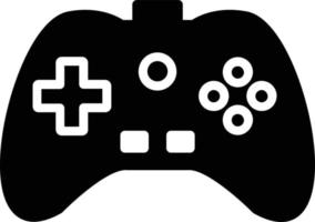 Gamepad-Glyphen-Symbol vektor