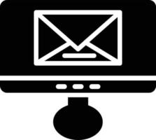 E-Mail-Glyphe-Symbol vektor