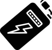 Powerbank-Glyphen-Symbol vektor