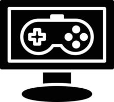 Game-Controller-Glyphe-Symbol vektor