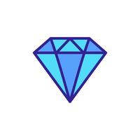diamant tecken rikedom ikon vektor disposition illustration