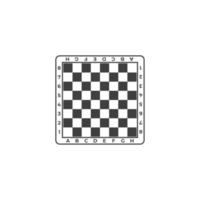 vektor tecken på schackbrädet symbolen är isolerad på en vit bakgrund. schackbräde ikon färg redigerbar.