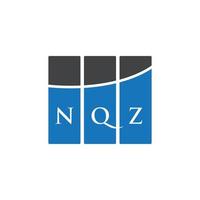 nqz-Brief-Logo-Design auf weißem Hintergrund. nqz kreative Initialen schreiben Logo-Konzept. nqz Briefgestaltung. vektor