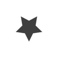 Vektorzeichen des Sternpreisschildsymbols wird auf einem weißen Hintergrund lokalisiert. Farbe des Stern-Preisschild-Symbols editierbar. vektor