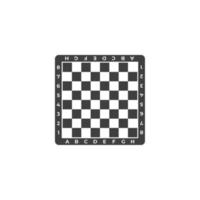 Vektorzeichen des Schachbrettsymbols wird auf einem weißen Hintergrund lokalisiert. Farbe des Schachbrettsymbols editierbar. vektor