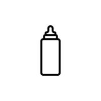 Milchflasche Baby Vektor für Website-Symbol-Icon-Präsentation