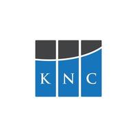 knc brev logotyp design på vit bakgrund. knc kreativa initialer bokstavslogotyp koncept. knc bokstavsdesign. vektor