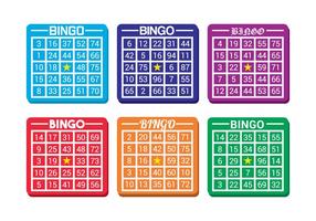 Bingo-Karten-Vektor