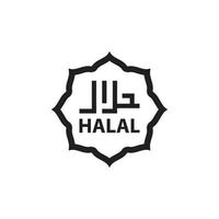 Halal-Symbol eps 10 vektor